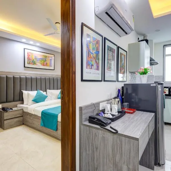 1BHK Suites Opp Marriott - Huda City Centre, hotel in Gurgaon