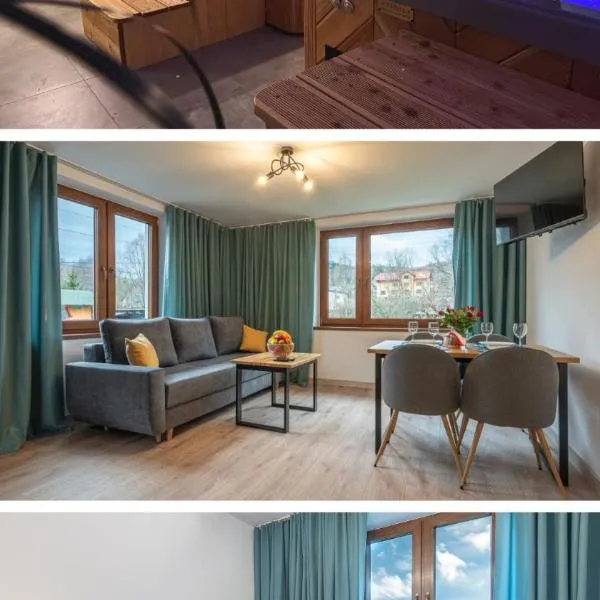 Apartamenty Wisła Krzywa 8, wanna z hydromasażem, basen zewnętrzny, hotel in Wisła