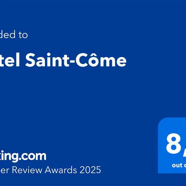Hôtel Saint-Côme, מלון בSaint Come
