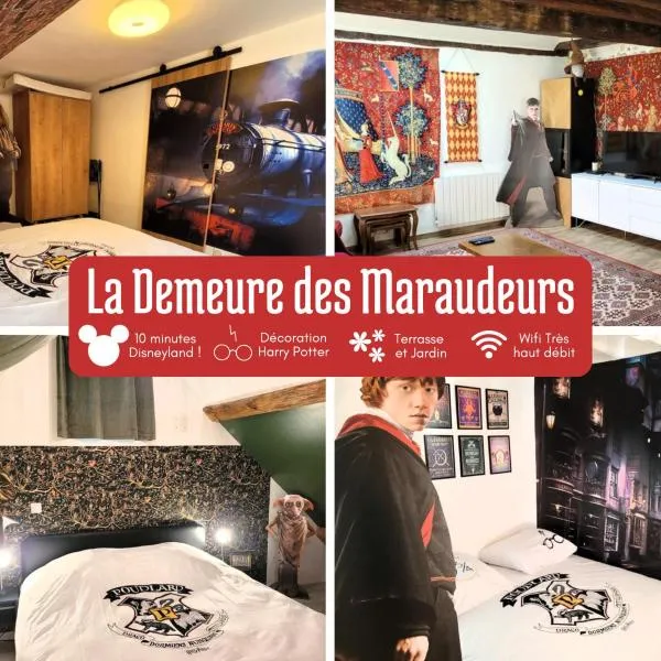 La demeure des maraudeurs -10min Disney-Jardin & BBQ, ξενοδοχείο σε Villiers-sur-Morin