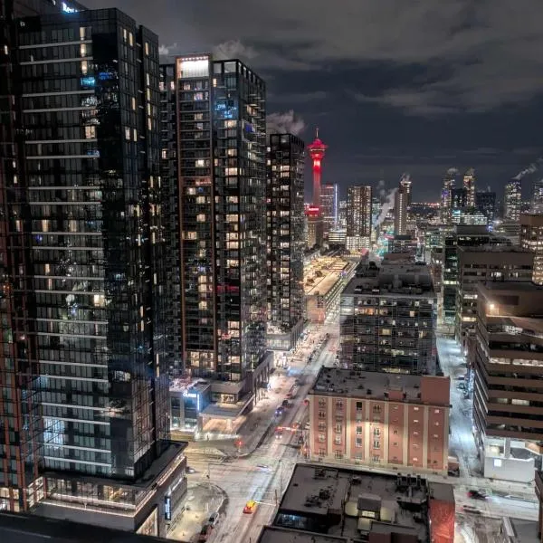 Breath Taking View for 4Guest DTskyline-22nd Floor, hotel in Calgary