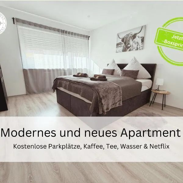 Stierpartment am Pfälzer Wald nähe Outlet Center Zweibrücken, hotel in Pirmasens