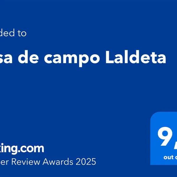 Casa de campo Laldeta, ξενοδοχείο σε Puertomingalvo