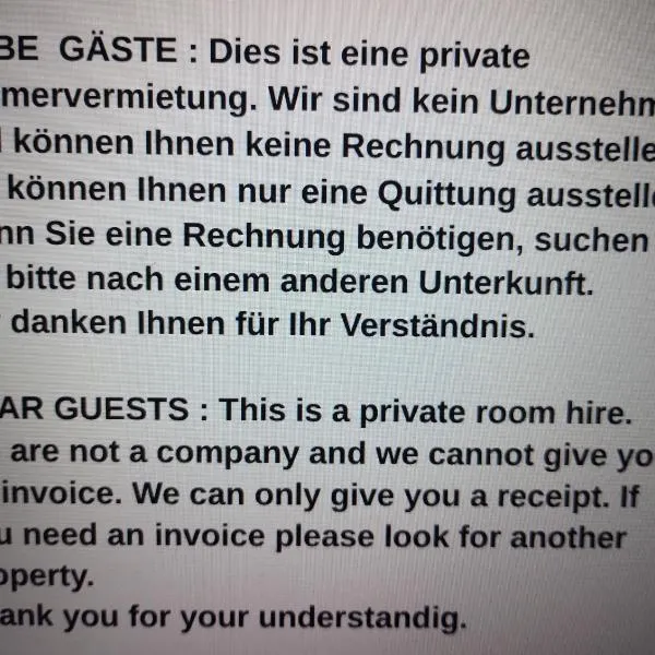 Ruhiges und klimatisiertes Apartment, hotel v Stuttgartu