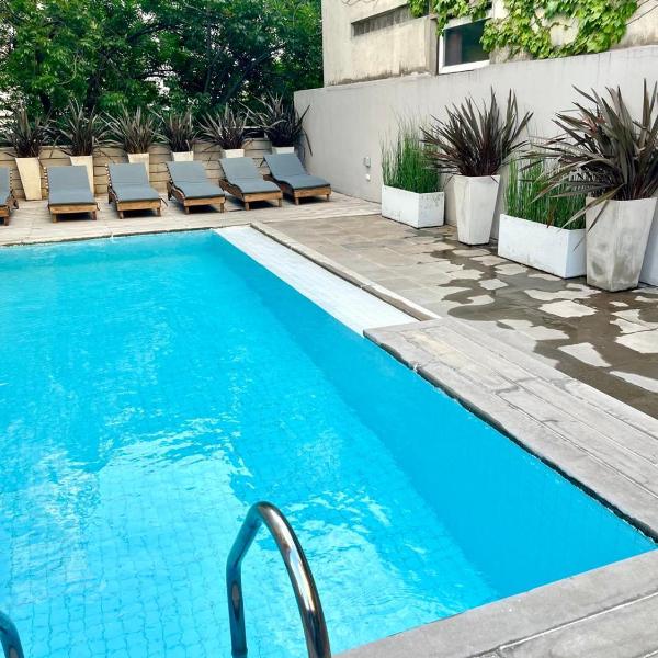 divino con pileta y balcón en el super chic Palermo Chico Tessa I Appartment, Буэнос-Айрес
