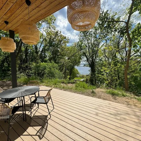Schwielowsee में, होटल Auszeit am Schwielowsee - Exklusiver Bungalow mit Seeblick