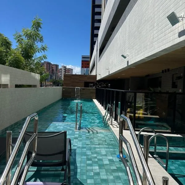Apartamento à 80m da orla de Maceió, hotel em Maceió