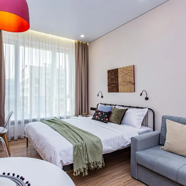 ЖК ESTET, рядом MEGA Alma-Ata, hotel in Alma-Ata