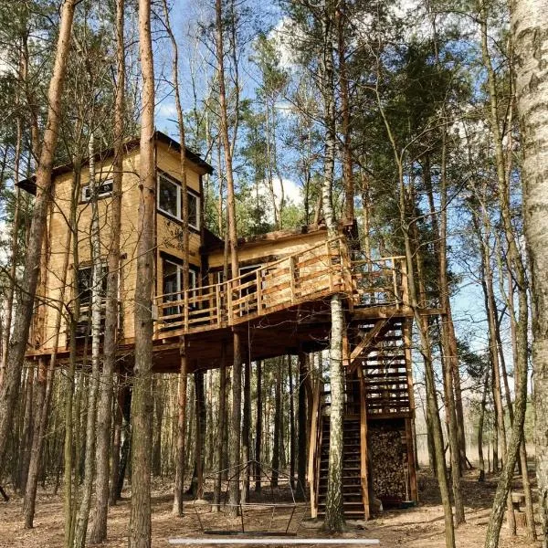 Willa na Drzewie, hotelli kohteessa Rudka Gołębska