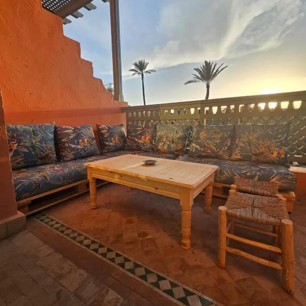 Marrakech में, होटल Marrakech Palmeraie appt 2ch, résidence avec piscine, D2