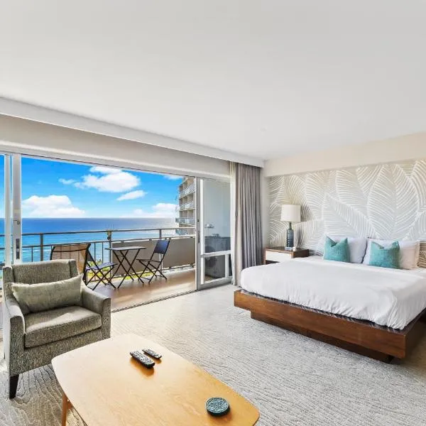 Breathtaking Studio Ocean Views! Pool! Beach!, hôtel à Honolulu