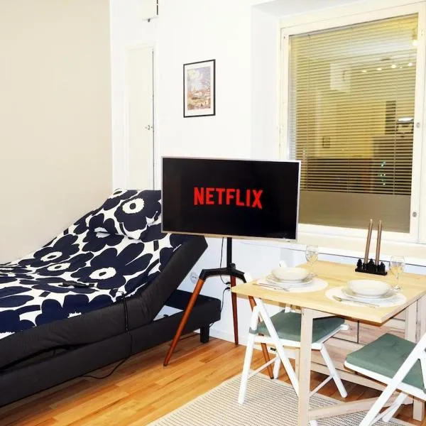 Central Helsinki Studio Near Olympic Stadium, hotell Helsingis