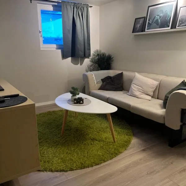 Bright and pleasant basement apartment near downtown, Lys og trivelig kjellerleilighet i sentrumsnært, hotel en Kirkenes