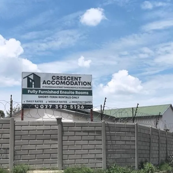 Crescent accommodation, hotel in Klerksdorp