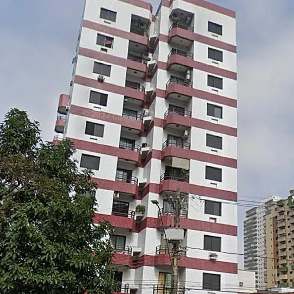 Ap Canto do Forte com Wi-Fi, TV e varanda, khách sạn ở Praia Grande