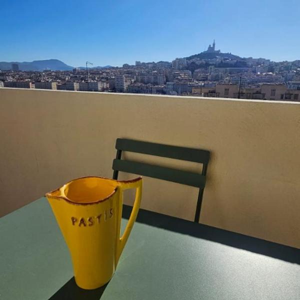 Duplex Vue Notre Dame de la Garde dernier étage, Marsella