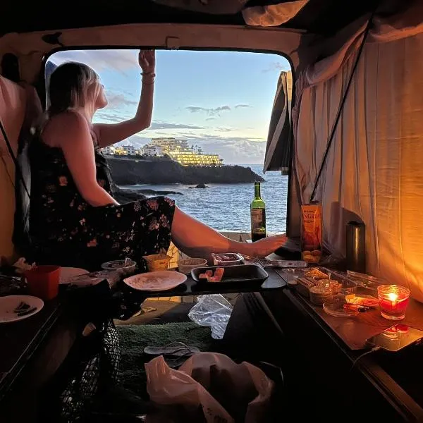 Tenerife Van Mercedes for drive in Canary island, Hotel in Adeje