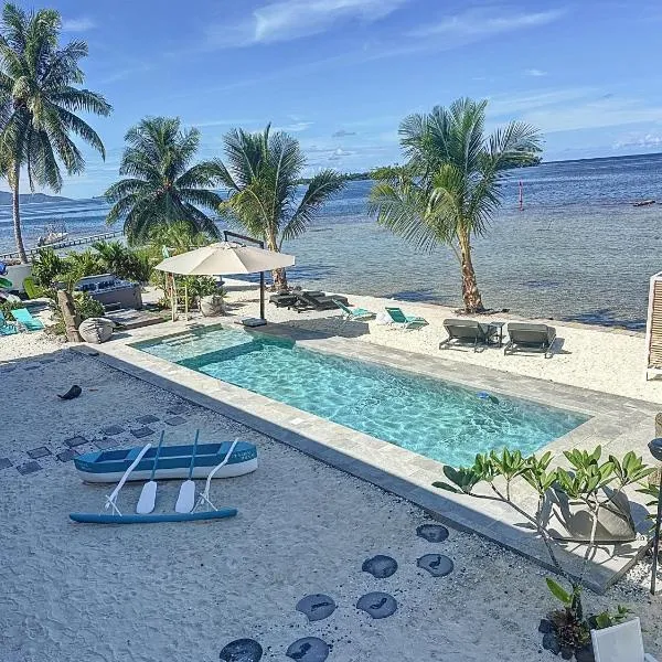 Pension Irivai, appartement UO UO 3 chambres vue mer, hotel v Uturoe