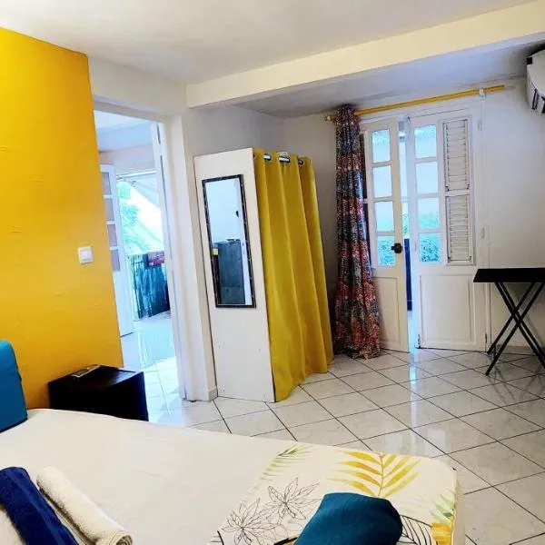 F2 infinity acces plage a pieds vue mer, hotel en La Trinité