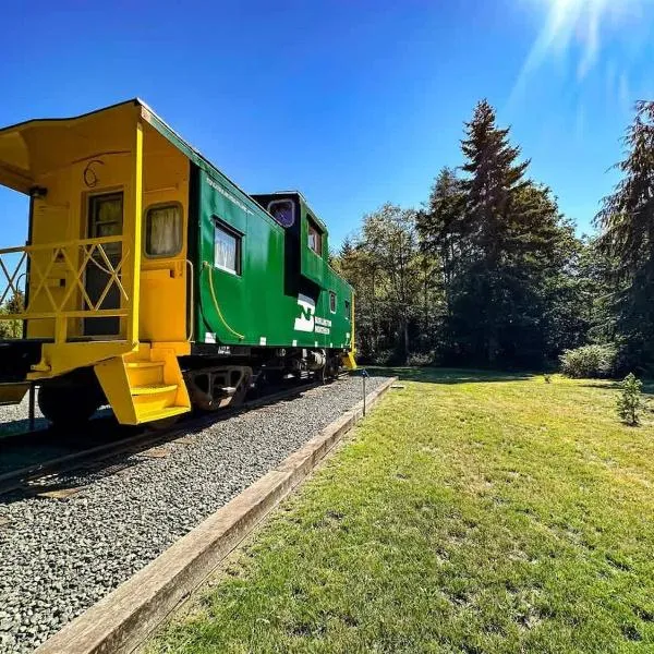 Paw Railway Getaway、ポート・エンジェルスのホテル