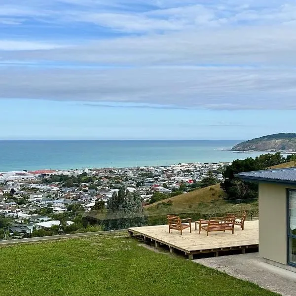 Panoramic Sea & Town View Oamaru 睁眼即见太平洋 I 躺观日月同辉, hotel a Oamaru