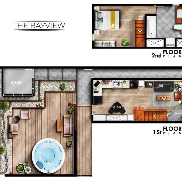 Mid-Island Getaway - Sunken Hot Tub & Deck - Close to Beach - Modern, hotel in Nanaimo