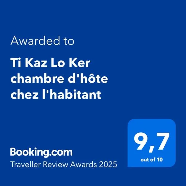 Ti Kaz Lo Ker chambre d'hôte chez l'habitant, hotel in Saint-Joseph