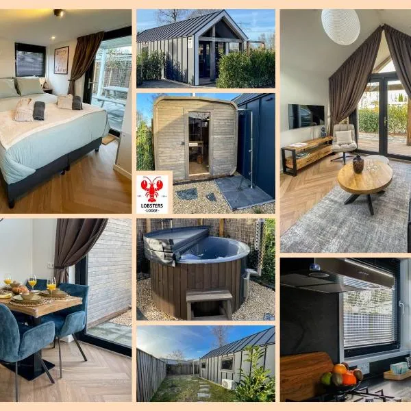 Lobsters Lodge in Heinkenszand ' Wellness Accommodation with Wood-Fired Hottub, Private Sauna and Outdoor Shower ' Airco's ' Free Wifi ' Complimentary Bed linen and Towels, hotel v destinaci heinkenszand