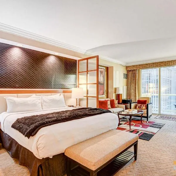 MGM Signature-22-615 Strip View Balcony Studio, hotel in Las Vegas