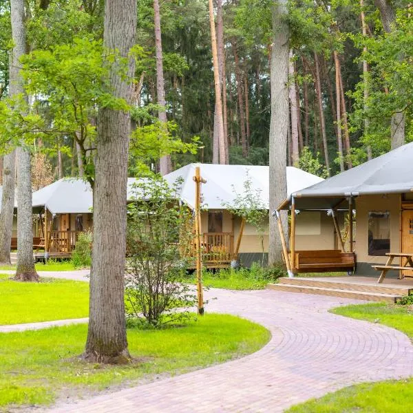 Zelte im Safari Park Hodenhagen, hotel in Hodenhagen