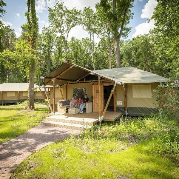 Zelte im Safari Park Hodenhagen, hotel en Hodenhagen