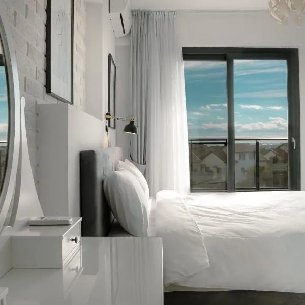 Terra Apartments in Caesar Blue Resort, Gym, Aquapark, Swimming pools, Sauna, Kids club, Hotel in Gastria