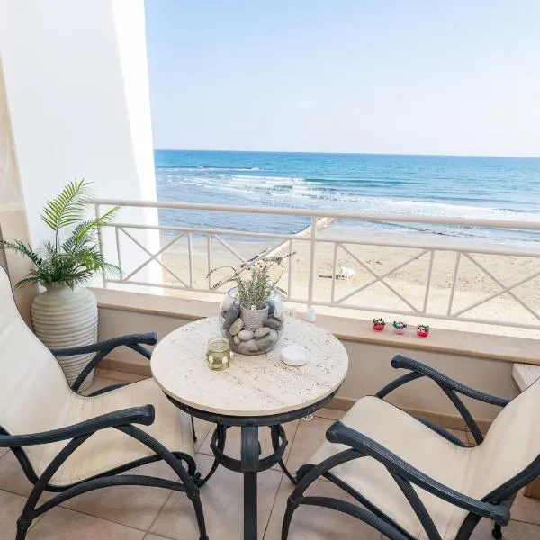 लारनाका में, होटल Quattro Beachfront Sea View Ap 4