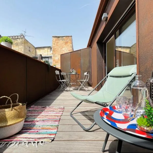 Splendide duplex Saint-Michel - Terrasse & Garage, ξενοδοχείο στο Μπορντώ