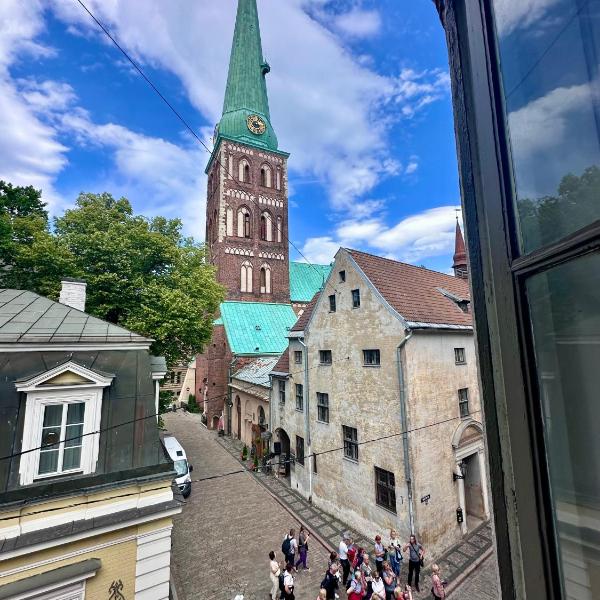Old Town St Jacobs Cathedral view, Рига