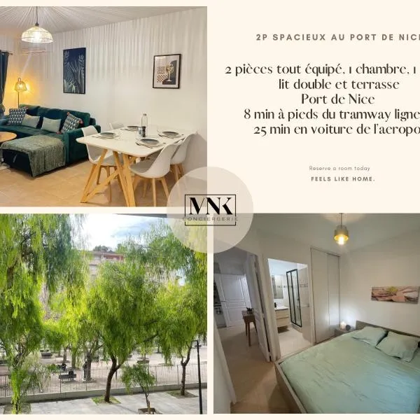 Spacieux 2 pieces au Port de Nice, hôtel à Nice