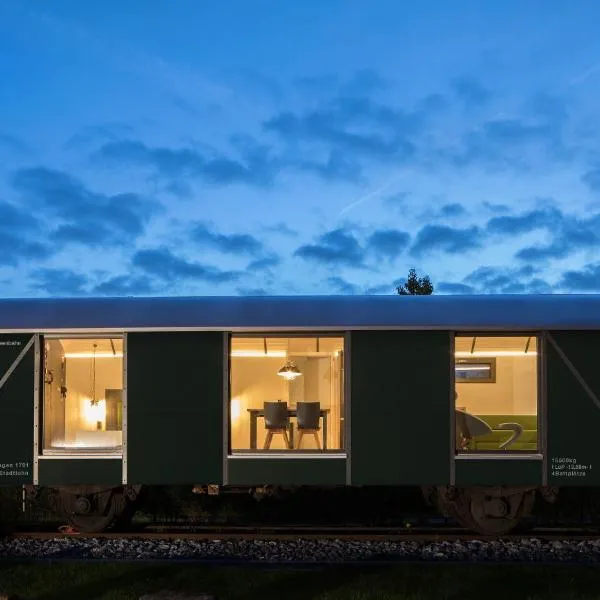 LokoMotel-Waggon, Luxus Appartment im Eisenbahnwaggon, hotell i Stadtlohn