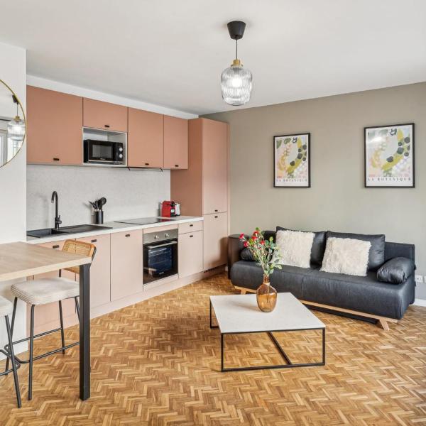 Baraban Apartment for 4 people with Balcony near Part-Dieu, Lyon