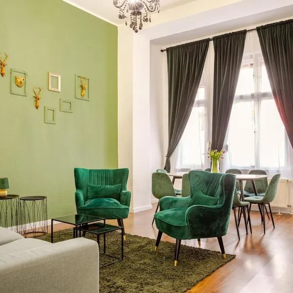 Green Apartment 3-room Treptower Park, Hotel in Berlin