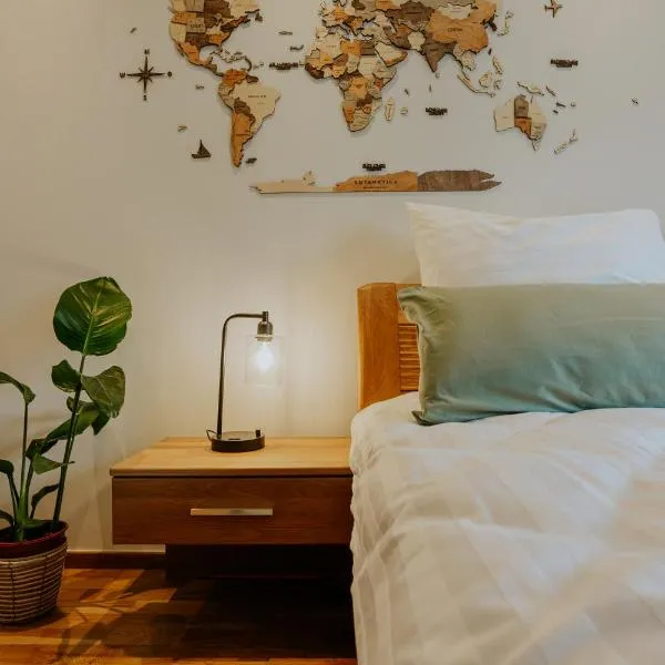 Atlas Apartment Essen, 3 Zimmer, Uniklinik, Messe, Parkplatz, Balkon、Essenのホテル