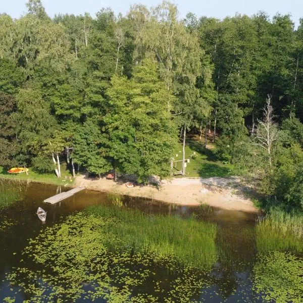 Ezera Roze Lake Cabin Sauna, hotel v destinaci Stacija Aglona