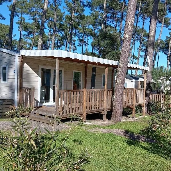 MH 495 SALSA 2 chambres et 1 salle de bain dans camping 4 étoiles – hotel w mieście Saint-Julien-en-Born