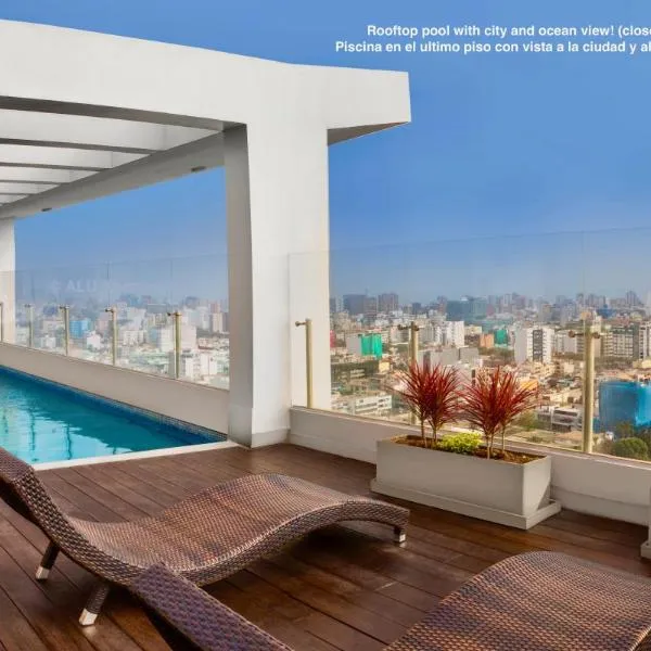 ALU Apartments - Limit with Miraflores Panoramic City View, khách sạn ở Lima