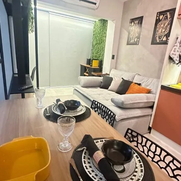 Lindo Studio na Frente do Shopping Eldorado Completo!, hotel in Sao Paulo