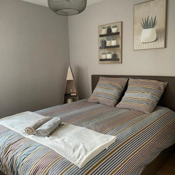 Appart spacieux 6 pers proche centre ville et gare Laval - Parking privé securisé, hotel in Laval