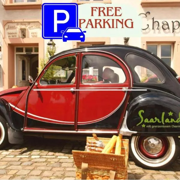 UNO Hotel Chapeau Noir - Free Parking, hotel v destinaci Überherrn