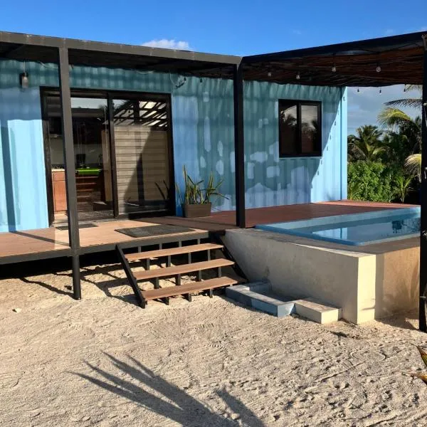 Ciudad del Carmen में, होटल Hotel Playa Los Angeles Bungalow Ohana