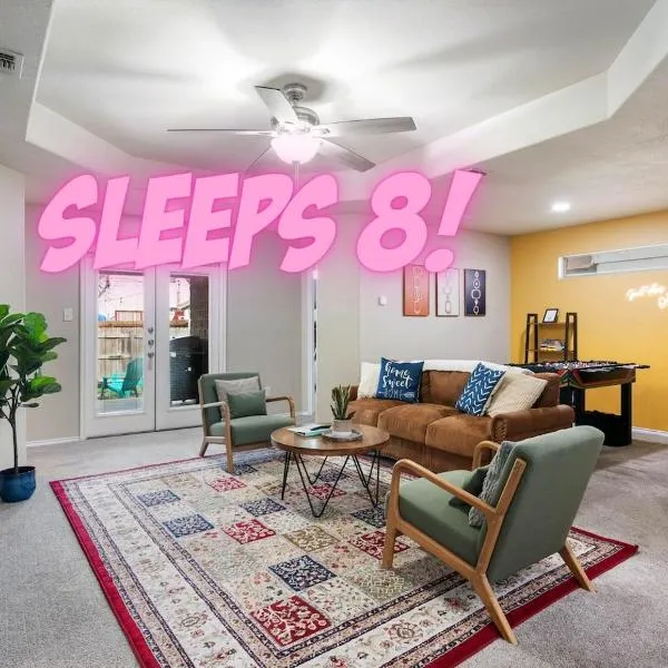 Perfect SA Getaway! Near Lackland SeaWorld Alamo Riverwalk, hotel a San Antonio