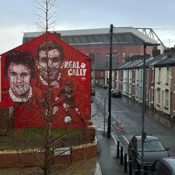 18 Anfield 5 min walk Sleeps 7 4BR 5Bed 3Bathrms, hotel v destinaci Liverpool