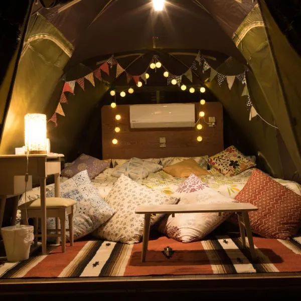 Muribushi-PLUS Gramping TENT、本部町のホテル